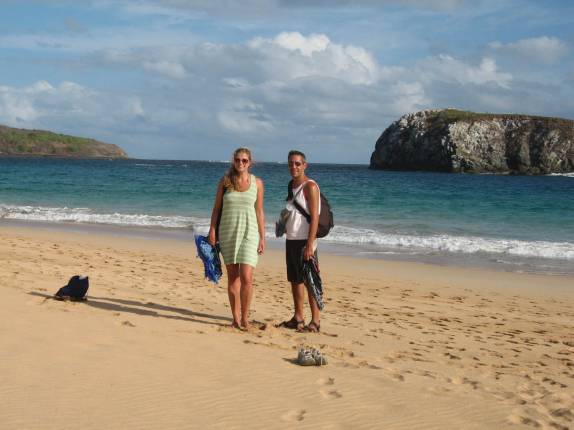 Praia do Leão. em Fernando de Noronha - PE